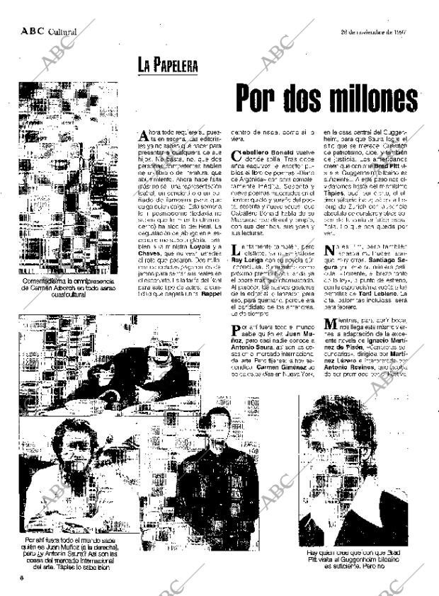CULTURAL MADRID 28-11-1997 página 6