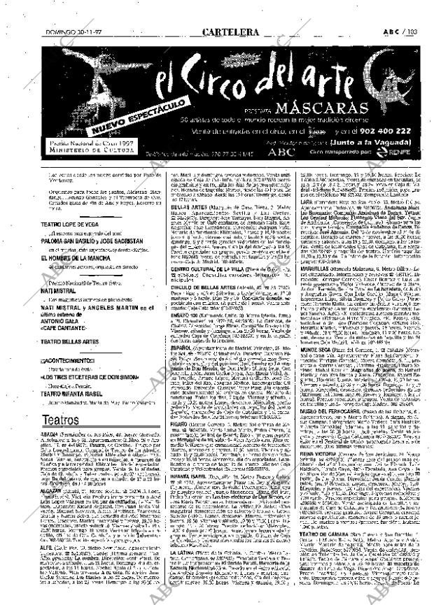 ABC MADRID 30-11-1997 página 103