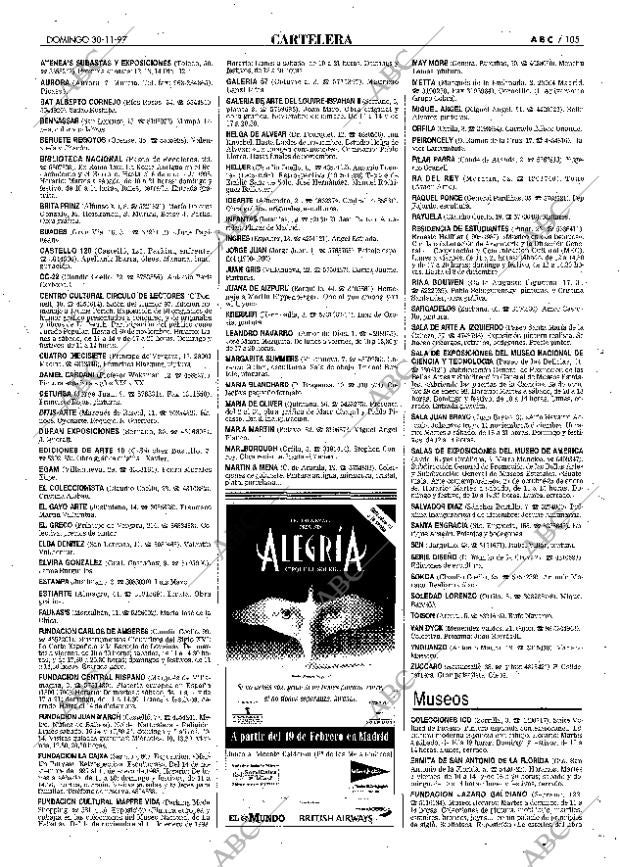 ABC MADRID 30-11-1997 página 105