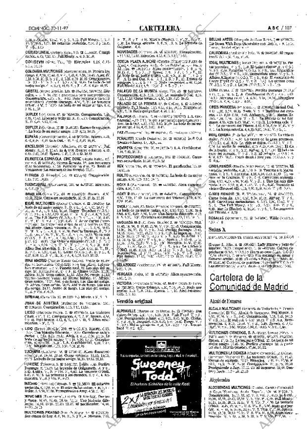 ABC MADRID 30-11-1997 página 107