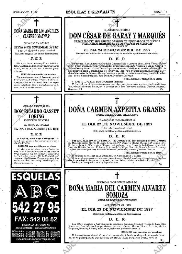 ABC MADRID 30-11-1997 página 111