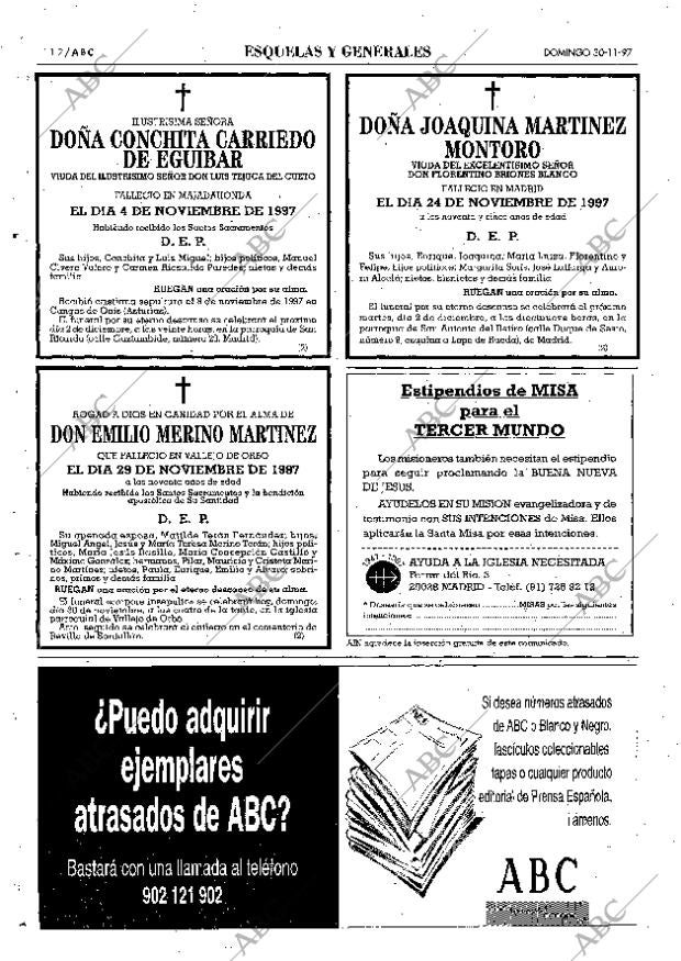 ABC MADRID 30-11-1997 página 112
