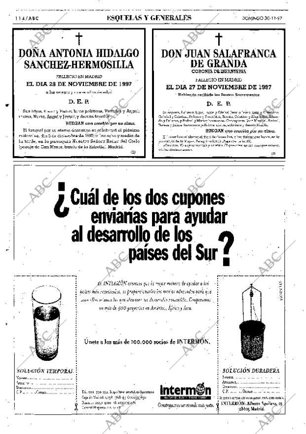 ABC MADRID 30-11-1997 página 114