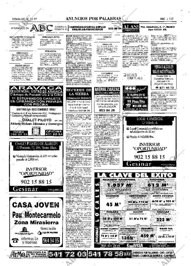 ABC MADRID 30-11-1997 página 127