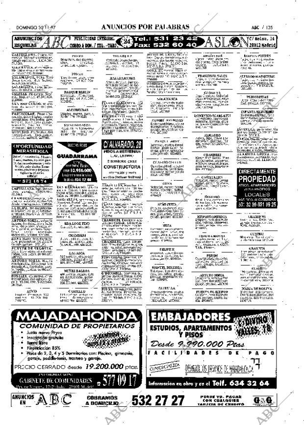 ABC MADRID 30-11-1997 página 135