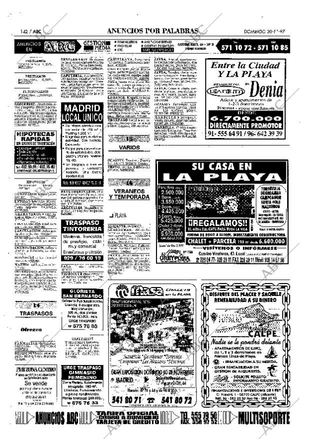 ABC MADRID 30-11-1997 página 142