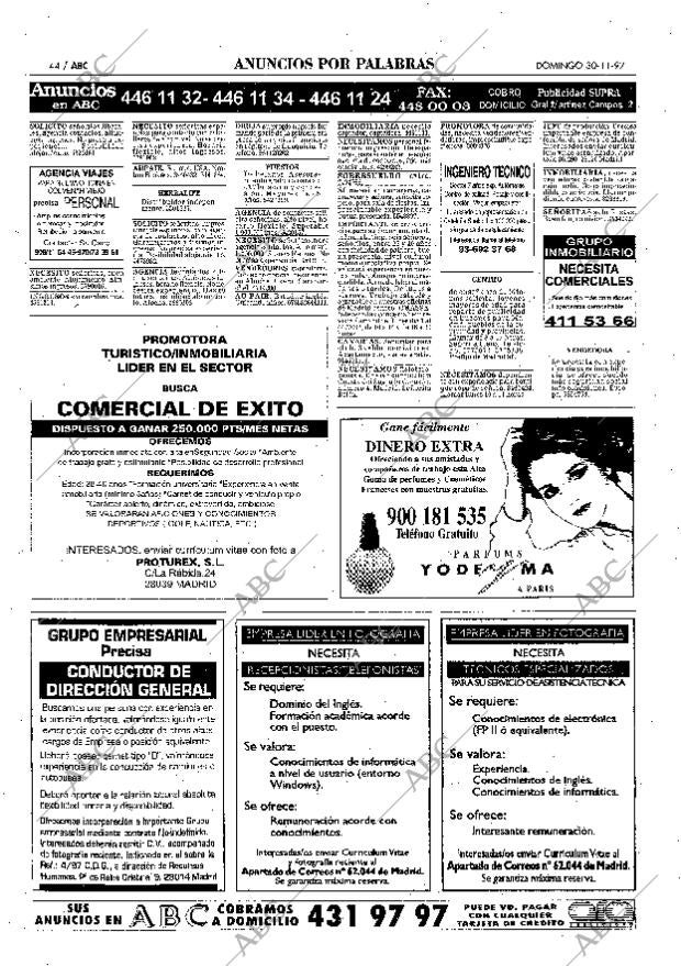 ABC MADRID 30-11-1997 página 144