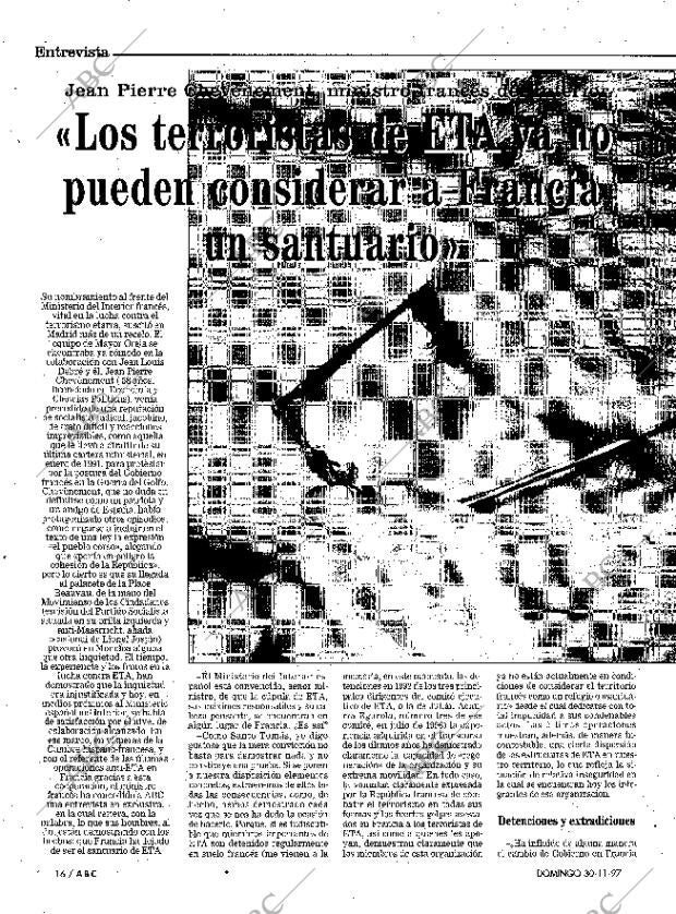 ABC MADRID 30-11-1997 página 16