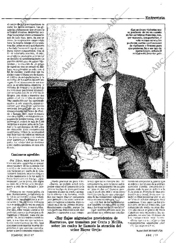 ABC MADRID 30-11-1997 página 19