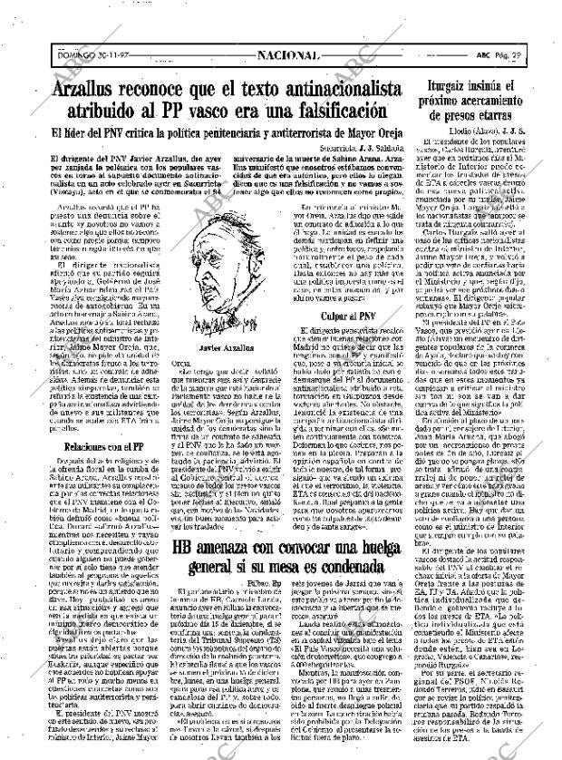 ABC MADRID 30-11-1997 página 29