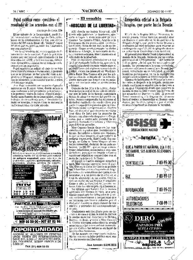 ABC MADRID 30-11-1997 página 36