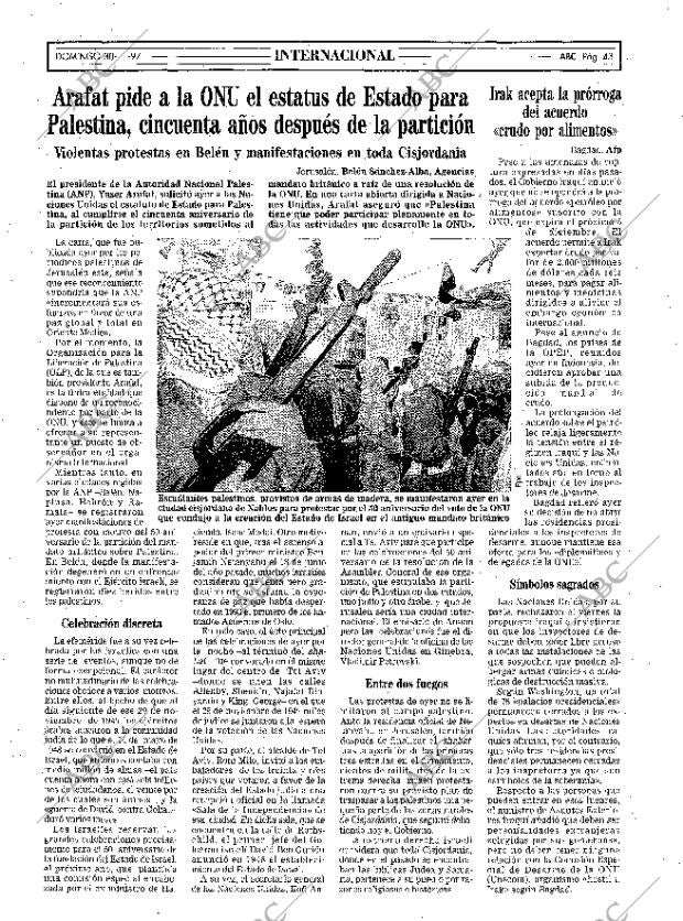 ABC MADRID 30-11-1997 página 43