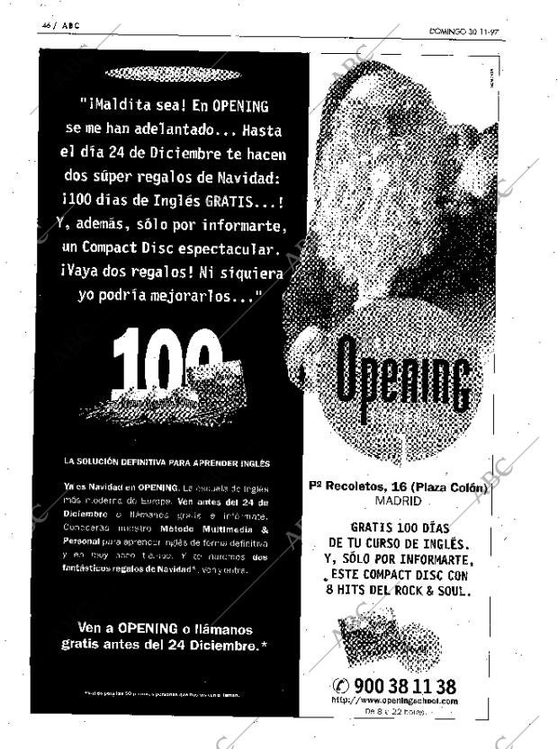 ABC MADRID 30-11-1997 página 46