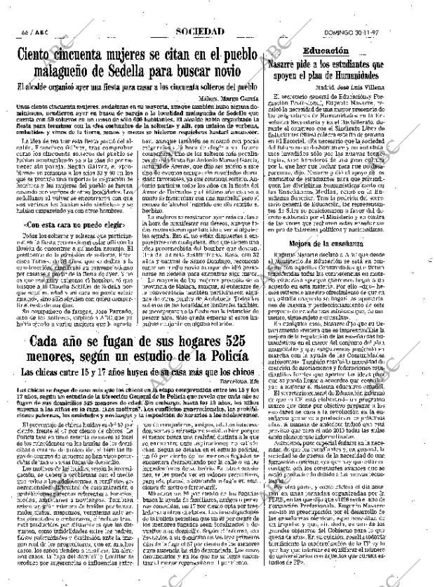 ABC MADRID 30-11-1997 página 66
