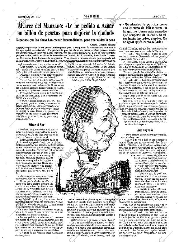 ABC MADRID 30-11-1997 página 77