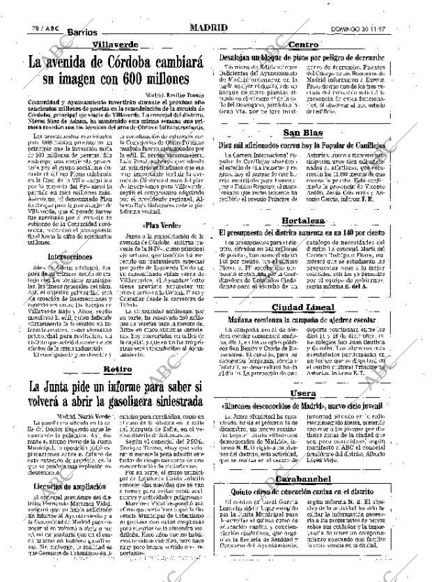 ABC MADRID 30-11-1997 página 78