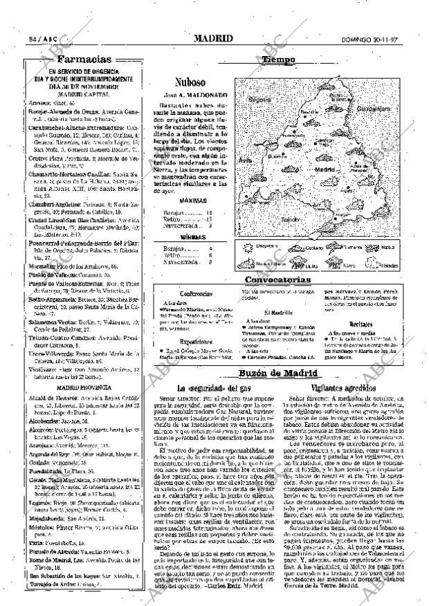 ABC MADRID 30-11-1997 página 84