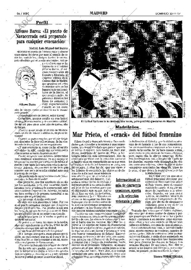 ABC MADRID 30-11-1997 página 86
