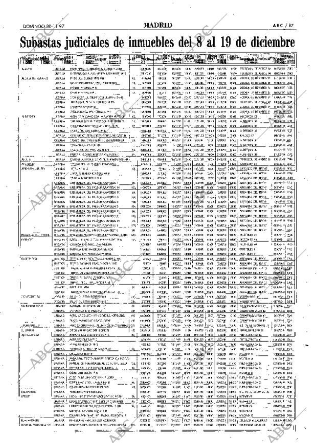ABC MADRID 30-11-1997 página 87