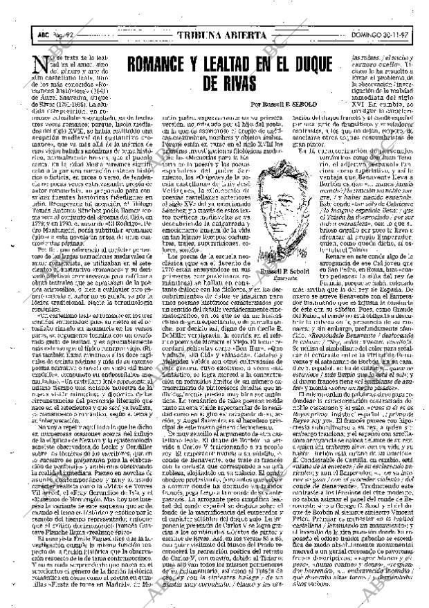 ABC MADRID 30-11-1997 página 92