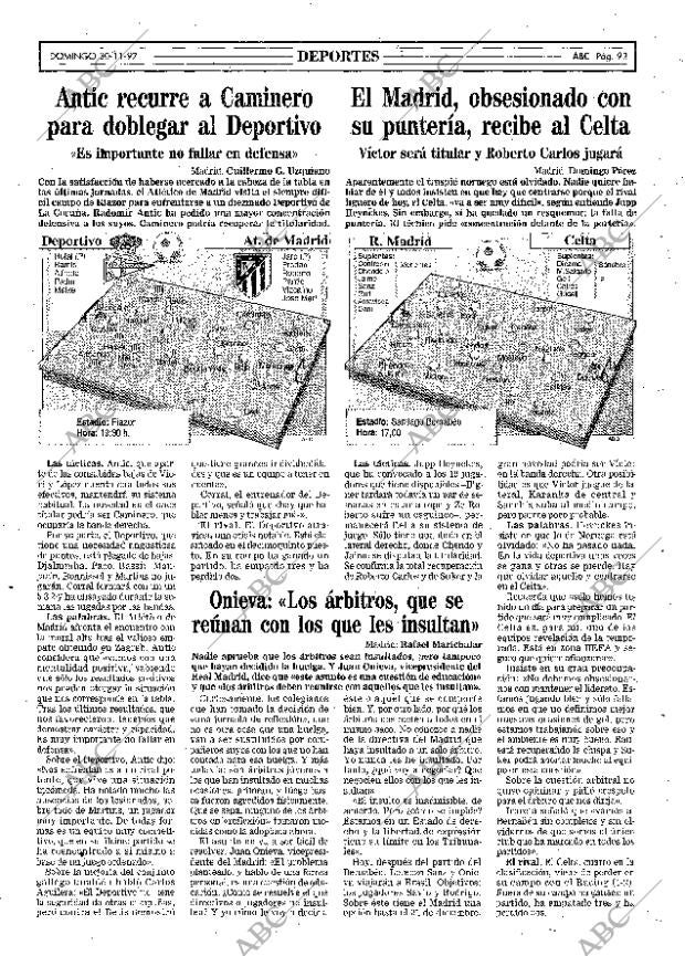 ABC MADRID 30-11-1997 página 93