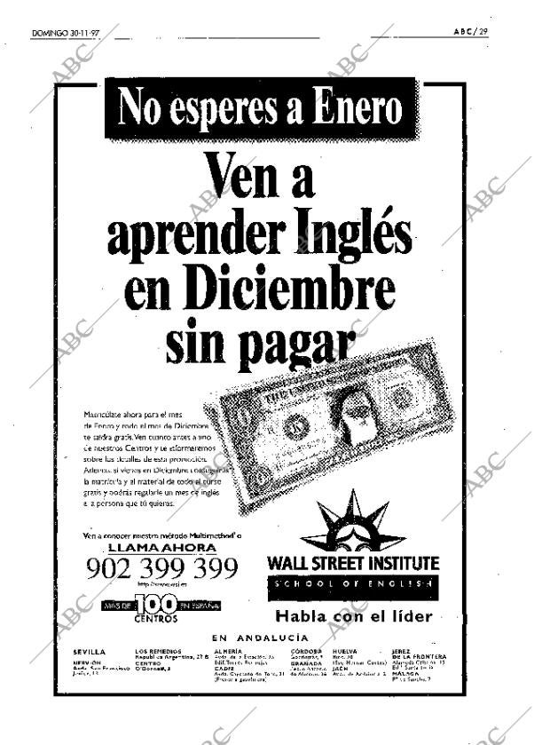 ABC SEVILLA 30-11-1997 página 29