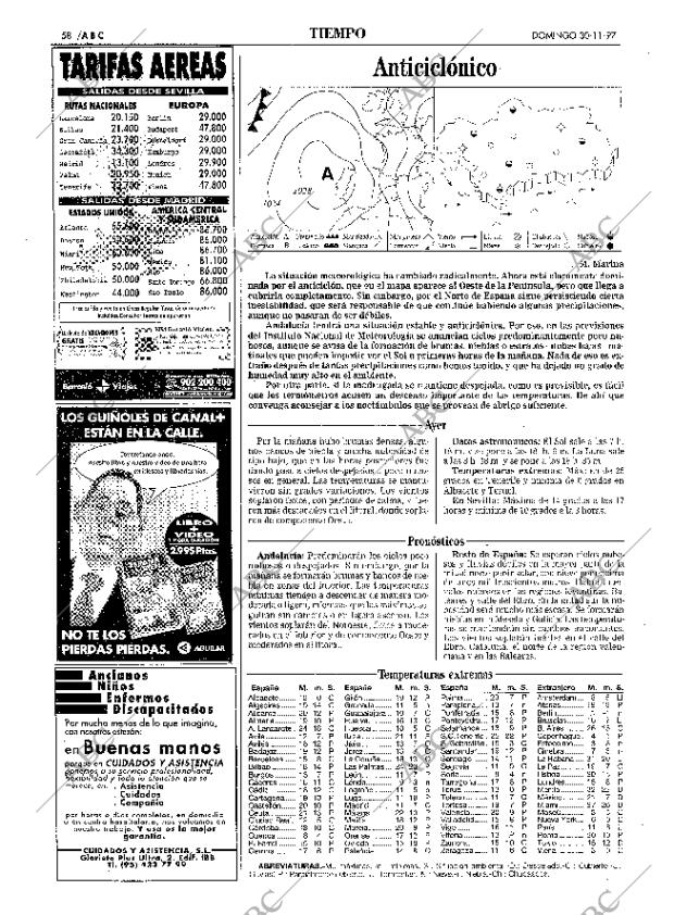 ABC SEVILLA 30-11-1997 página 58