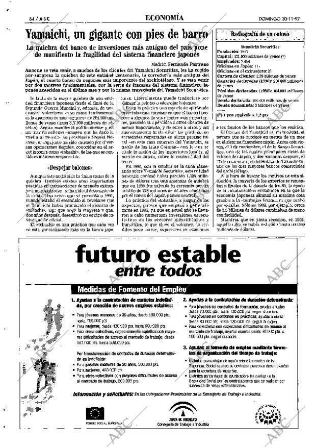 ABC SEVILLA 30-11-1997 página 84