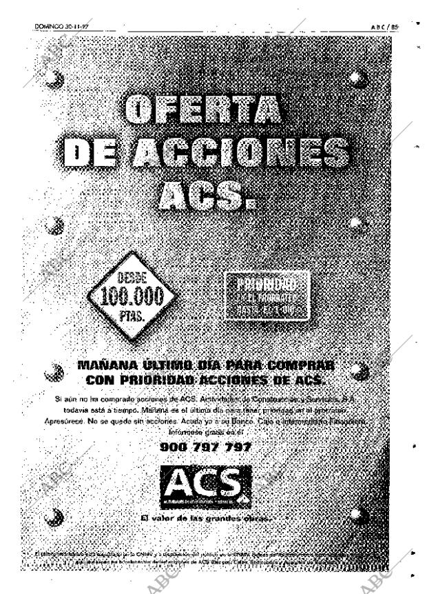 ABC SEVILLA 30-11-1997 página 85