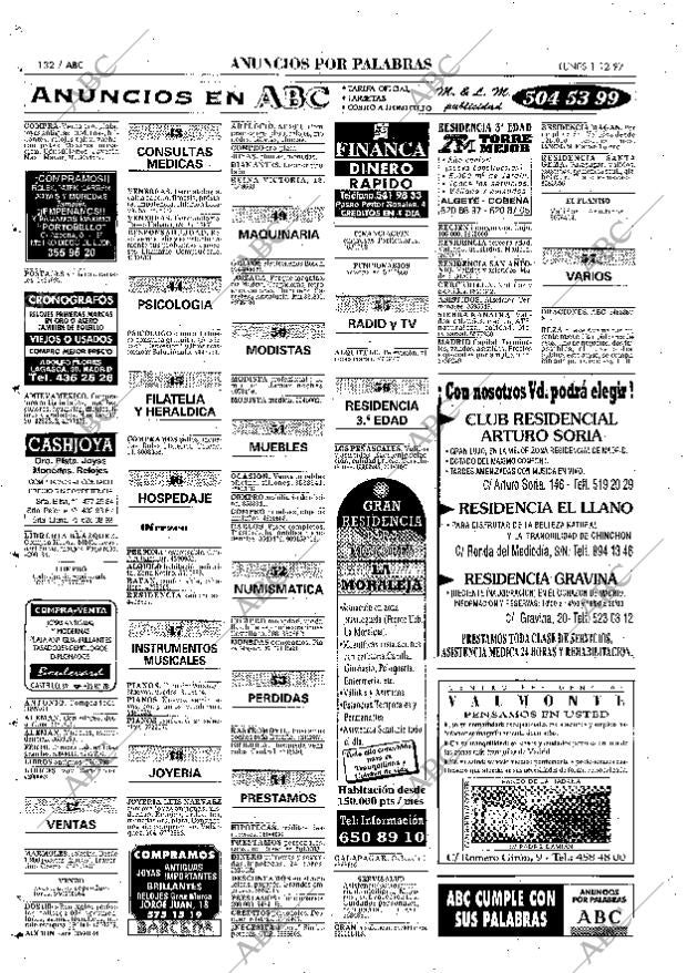 ABC MADRID 01-12-1997 página 132
