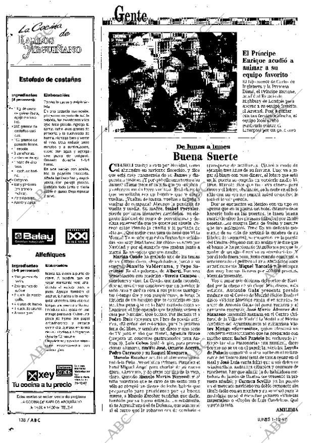 ABC MADRID 01-12-1997 página 138