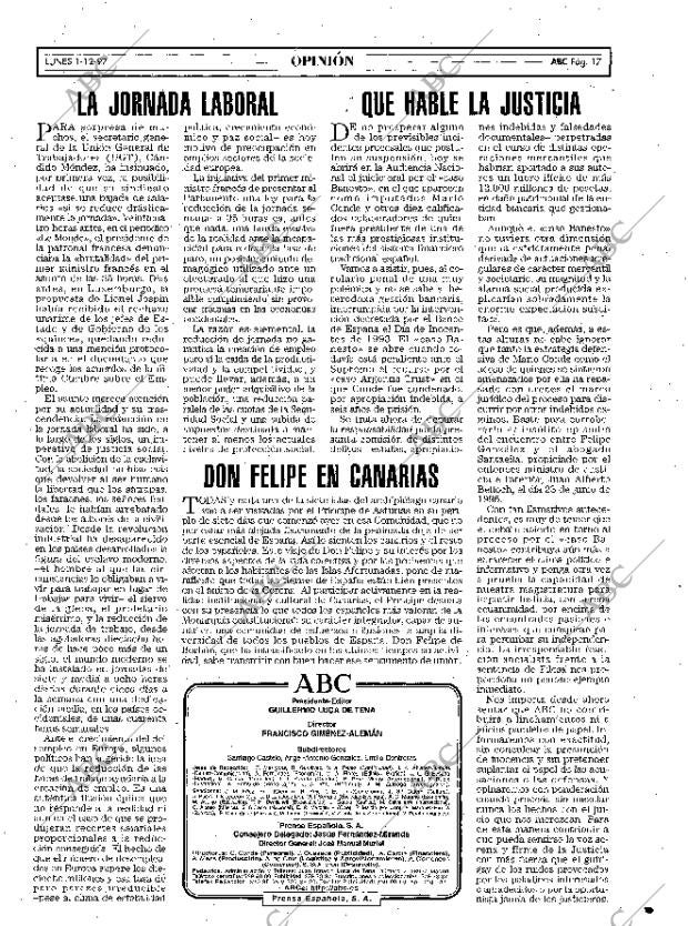 ABC MADRID 01-12-1997 página 17