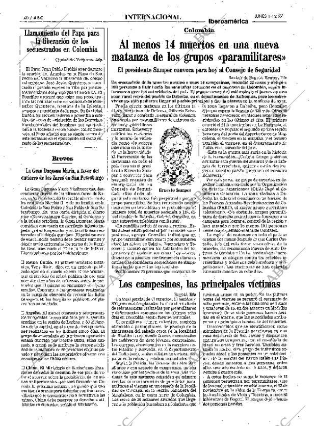 ABC MADRID 01-12-1997 página 40
