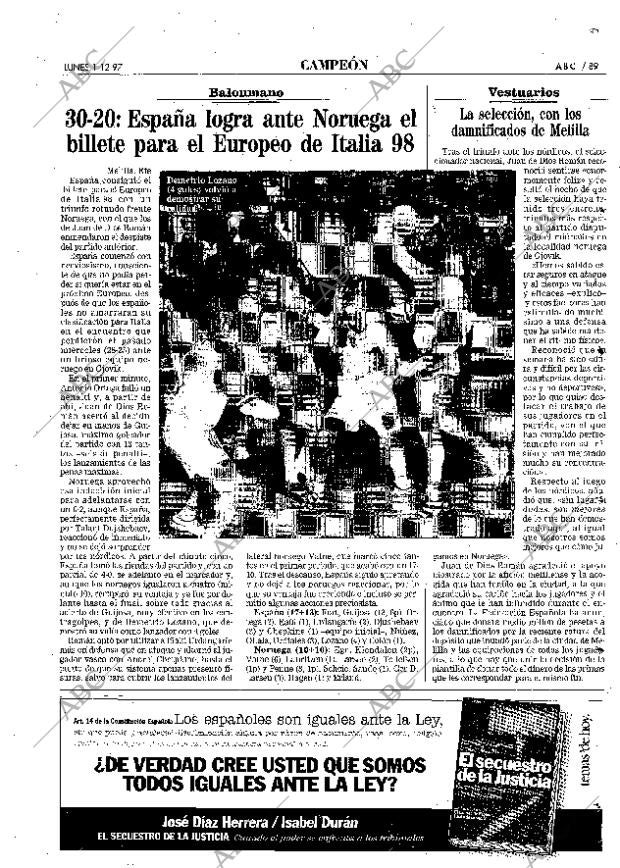 ABC MADRID 01-12-1997 página 89