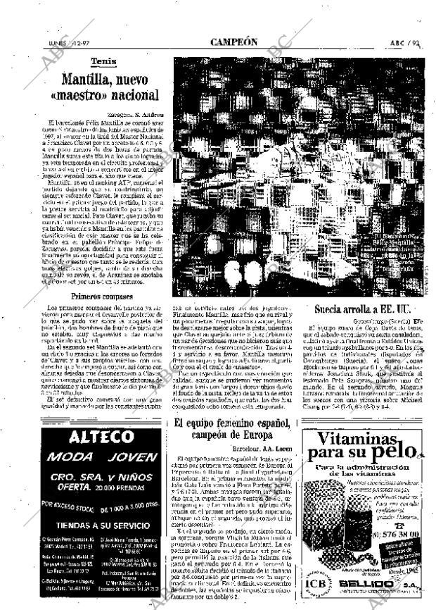 ABC MADRID 01-12-1997 página 93