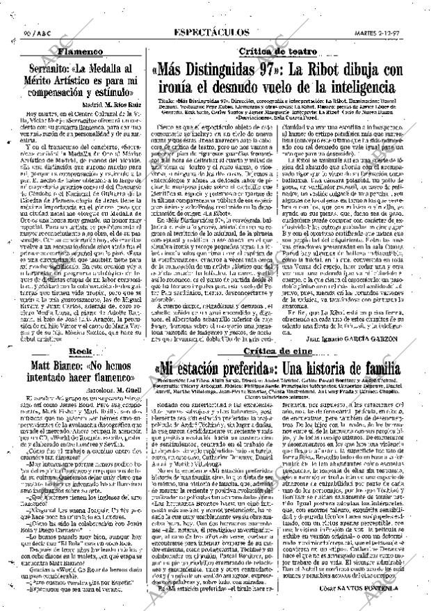 ABC MADRID 02-12-1997 página 90