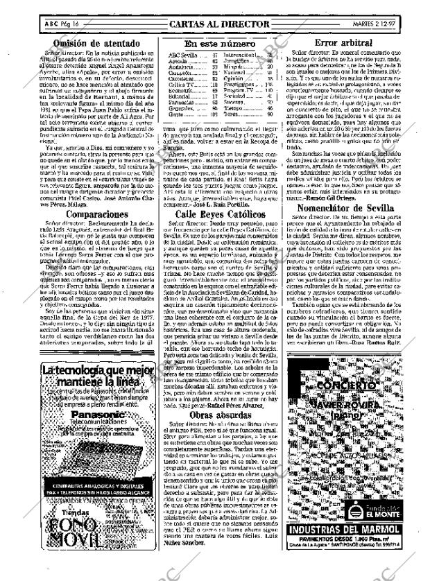 ABC SEVILLA 02-12-1997 página 16