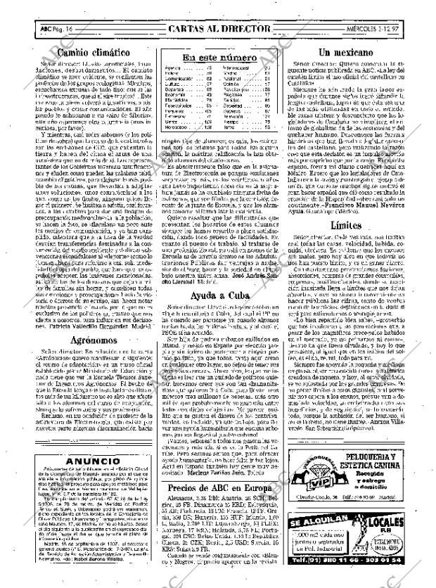 ABC MADRID 03-12-1997 página 16
