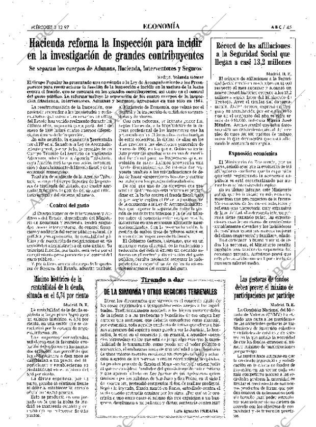 ABC MADRID 03-12-1997 página 45