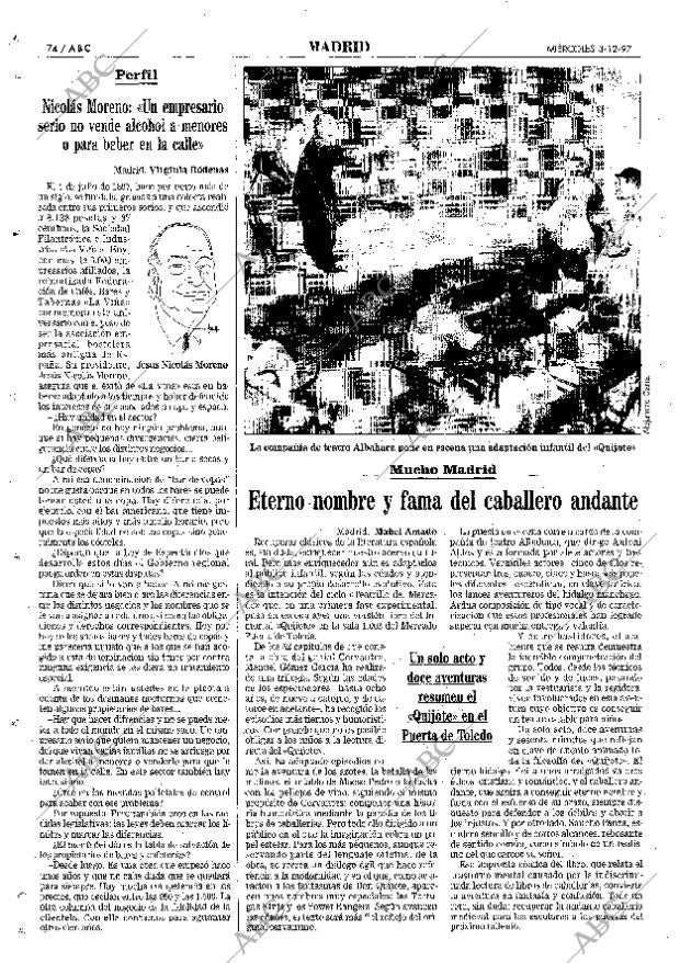 ABC MADRID 03-12-1997 página 74