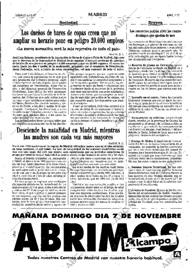 ABC MADRID 06-12-1997 página 71