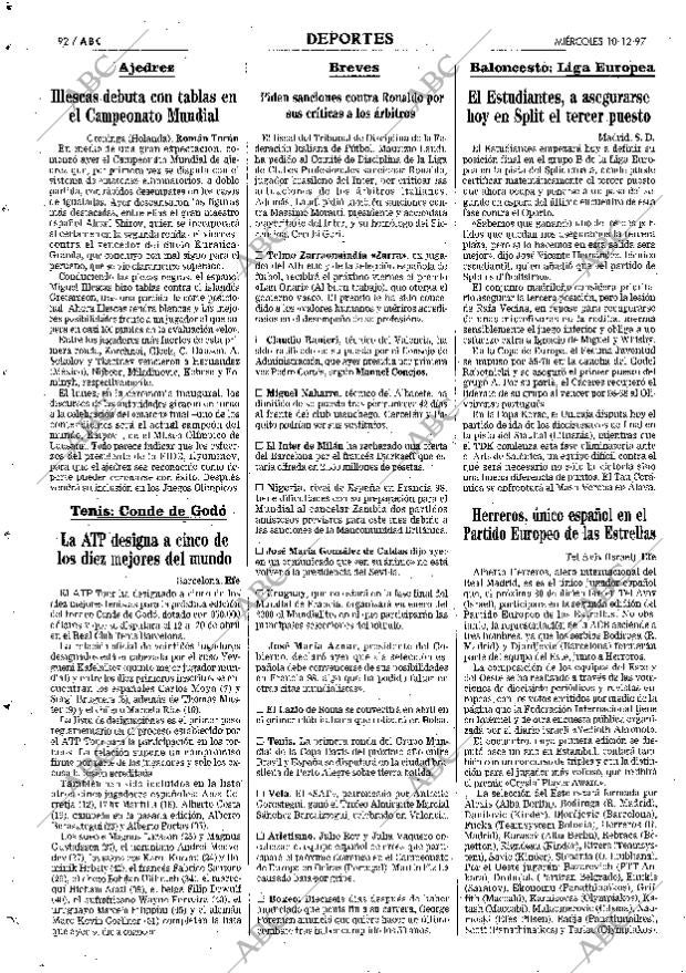 ABC MADRID 10-12-1997 página 92