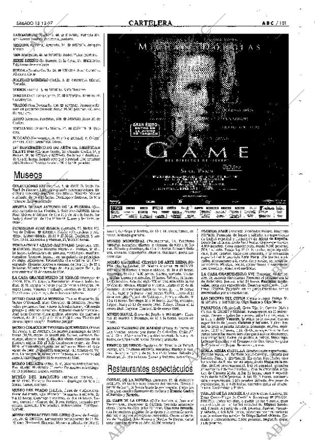 ABC MADRID 13-12-1997 página 101