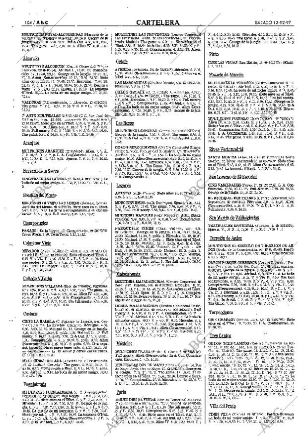 ABC MADRID 13-12-1997 página 104