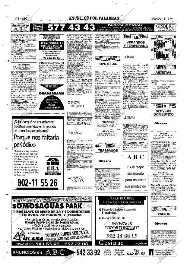 ABC MADRID 13-12-1997 página 112