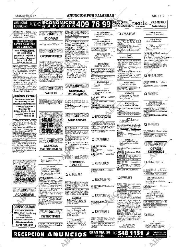 ABC MADRID 13-12-1997 página 113
