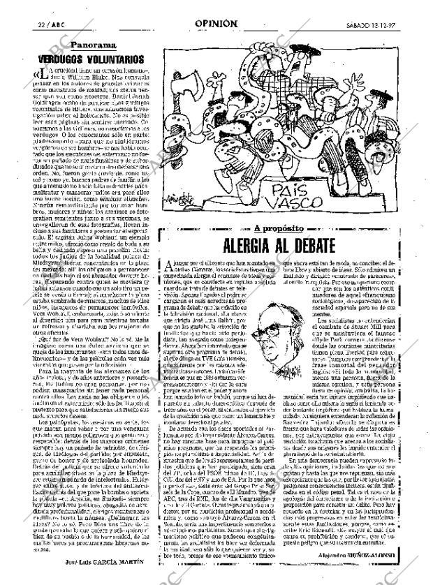 ABC MADRID 13-12-1997 página 22