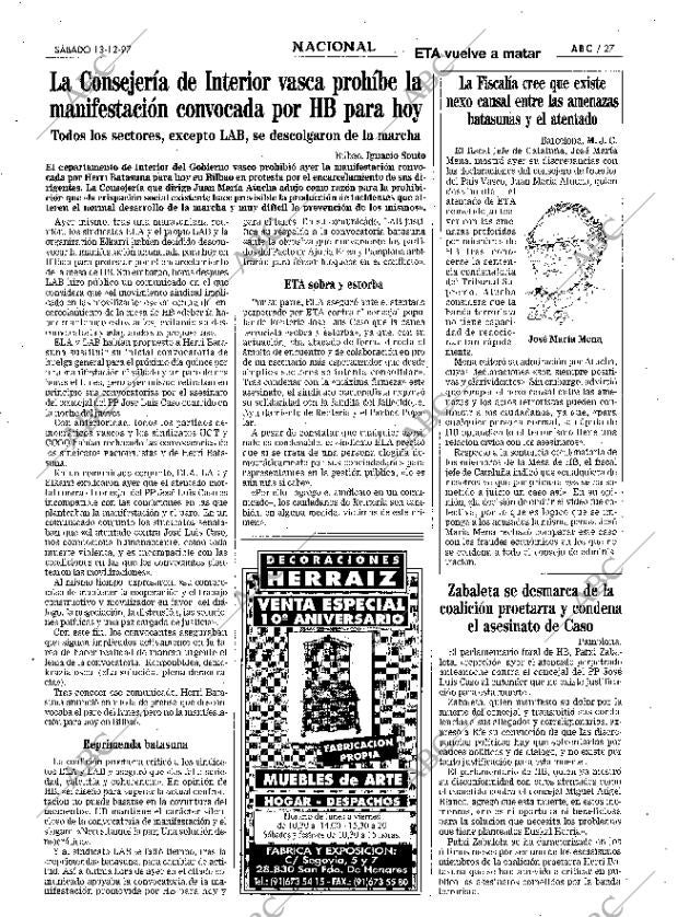 ABC MADRID 13-12-1997 página 27