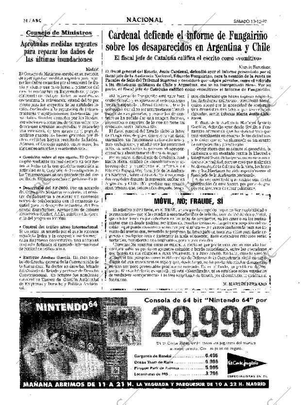 ABC MADRID 13-12-1997 página 34