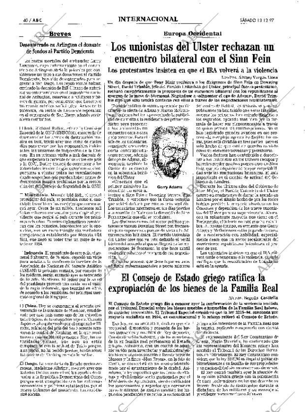 ABC MADRID 13-12-1997 página 40